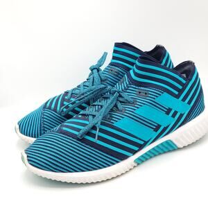 Adidas Nemeziz Tango 17 BY2306 teal blue black Men's size 12.5